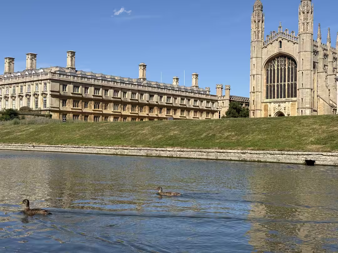 King's College and Chapel across the River Cam, Cambridge