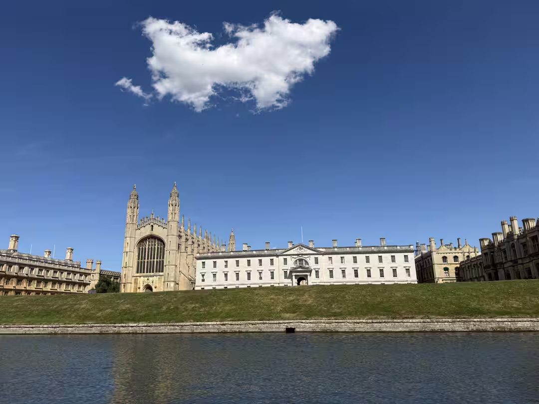 King's College Chapel seen from the River Cam, Cambridge College Backs